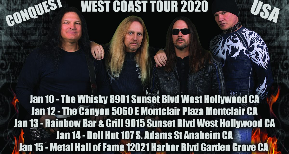 CONQUEST Announce West Coast Tour Dates