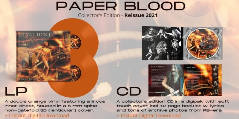 Royal Hunt Announce Paper Blood Extended Re-Issue