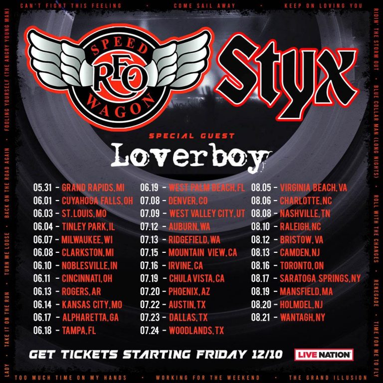 Loverboy Returns in 2022 with New Single, “Release” and tour with REO
