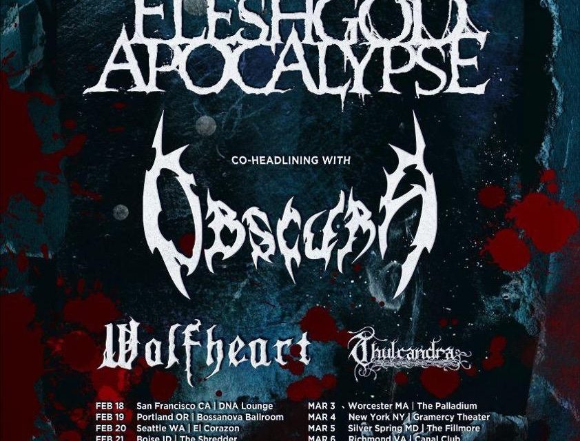 WOLFHEART & THULCANDRA to Support Fleshgod Apocalypse & Obscura on 2023 North American Tour