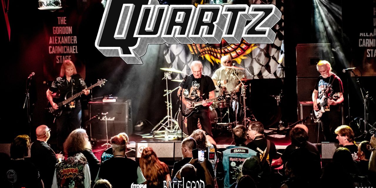 British Heavy Metal Legends QUARTZ Sign with Battlegod Productions